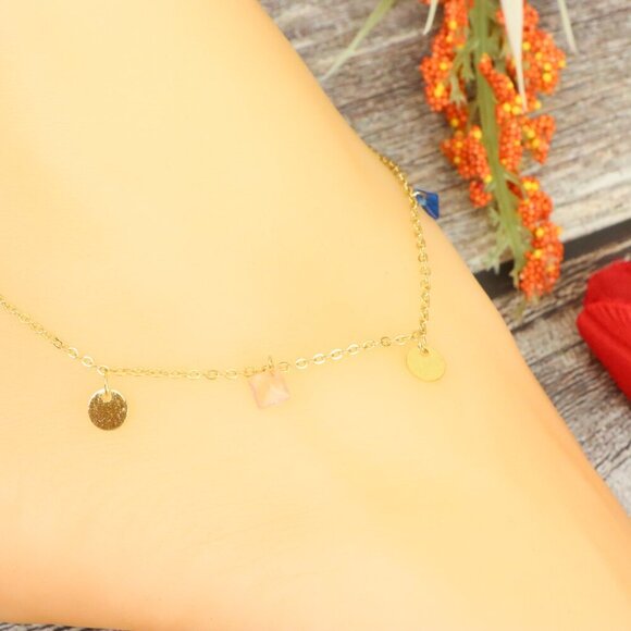 "Elegant Handmade Anklet – Delicate Jewelry for Women, MAR092135 - Picture 7 of 10